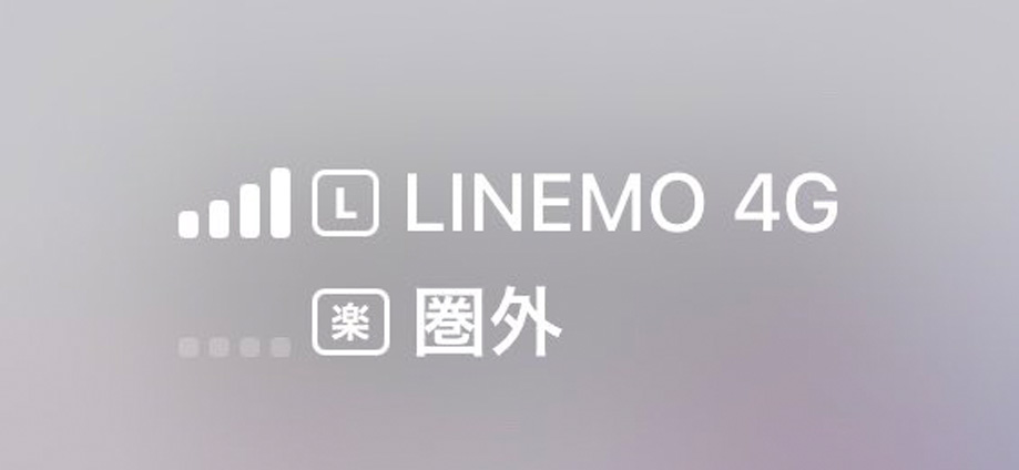 【必見】LINEMOはLINEMOと楽天モバイルの併用が可能！使っています linemo-antena-nagano-004