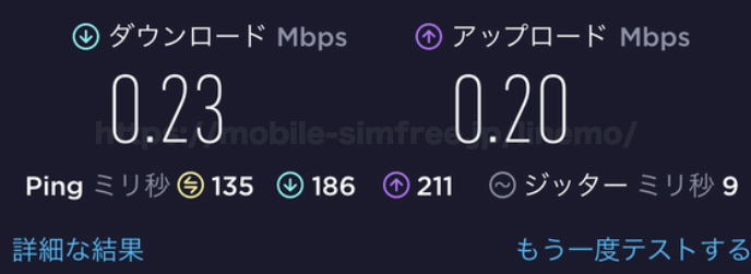 mineoの300bkpsマイそくライトを契約して速度計測と使ってみた mineo-speedtest-25k-002